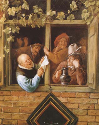 Jan Steen Rhetoricians at a Window (mk08)